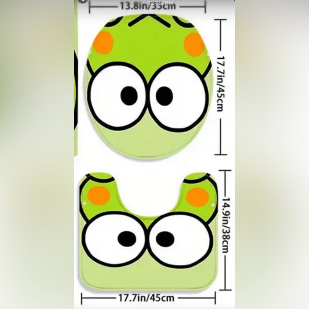 Frog Design Bath Mat Set - Picture 8 of 9